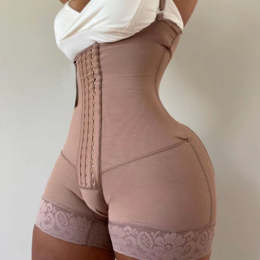 Fajas Colombianas Slimming Corset for Women Compression Body Shaper Waist Trainer Shapewear Post Surgery Slimming Butt Lifter
