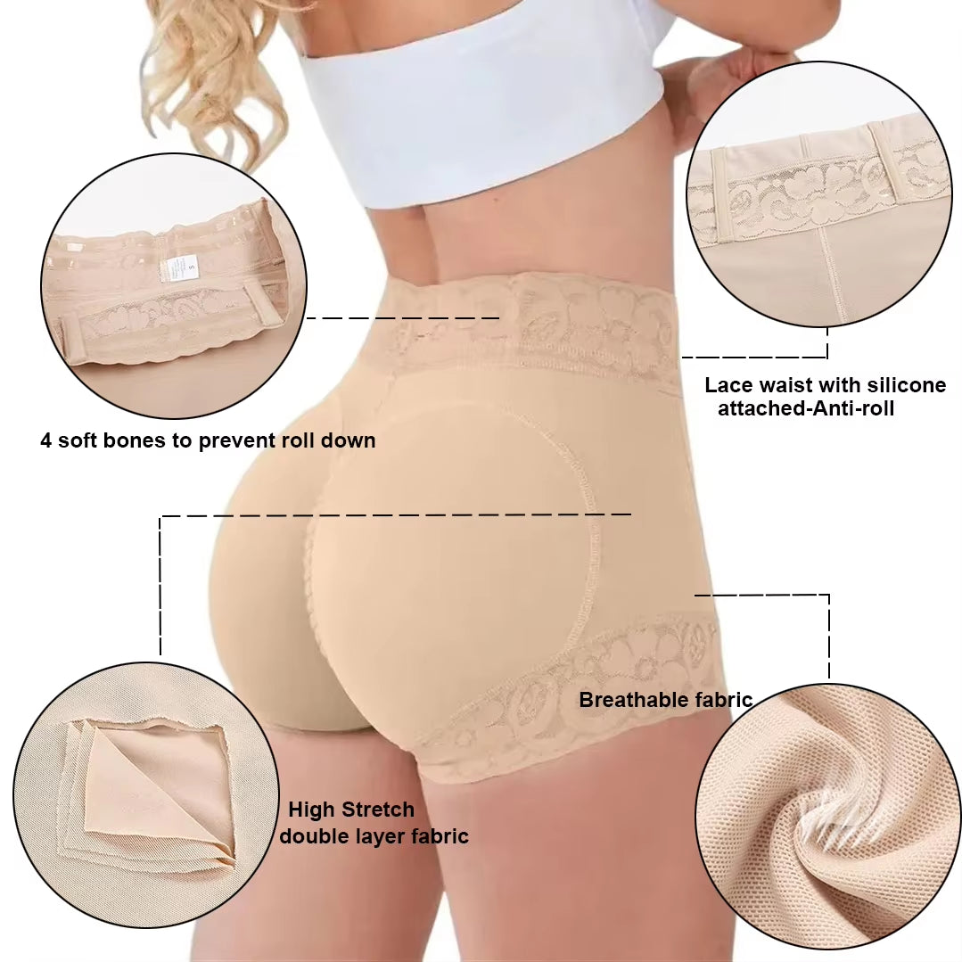 Fajas Colombianas Tummy Control Butt Lifter Body Shapewear Women Slimming Girdle Body Shaper Waist Trainer High Waist Flat Belly