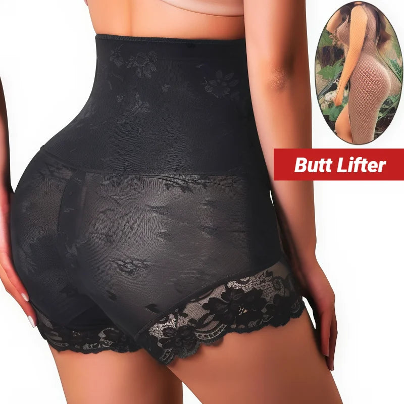 Women High Waist Trainer Body Zipper Shaper Panties Tummy Control Slimming Belly Shapewear Girdle Waist Trainer Shorts