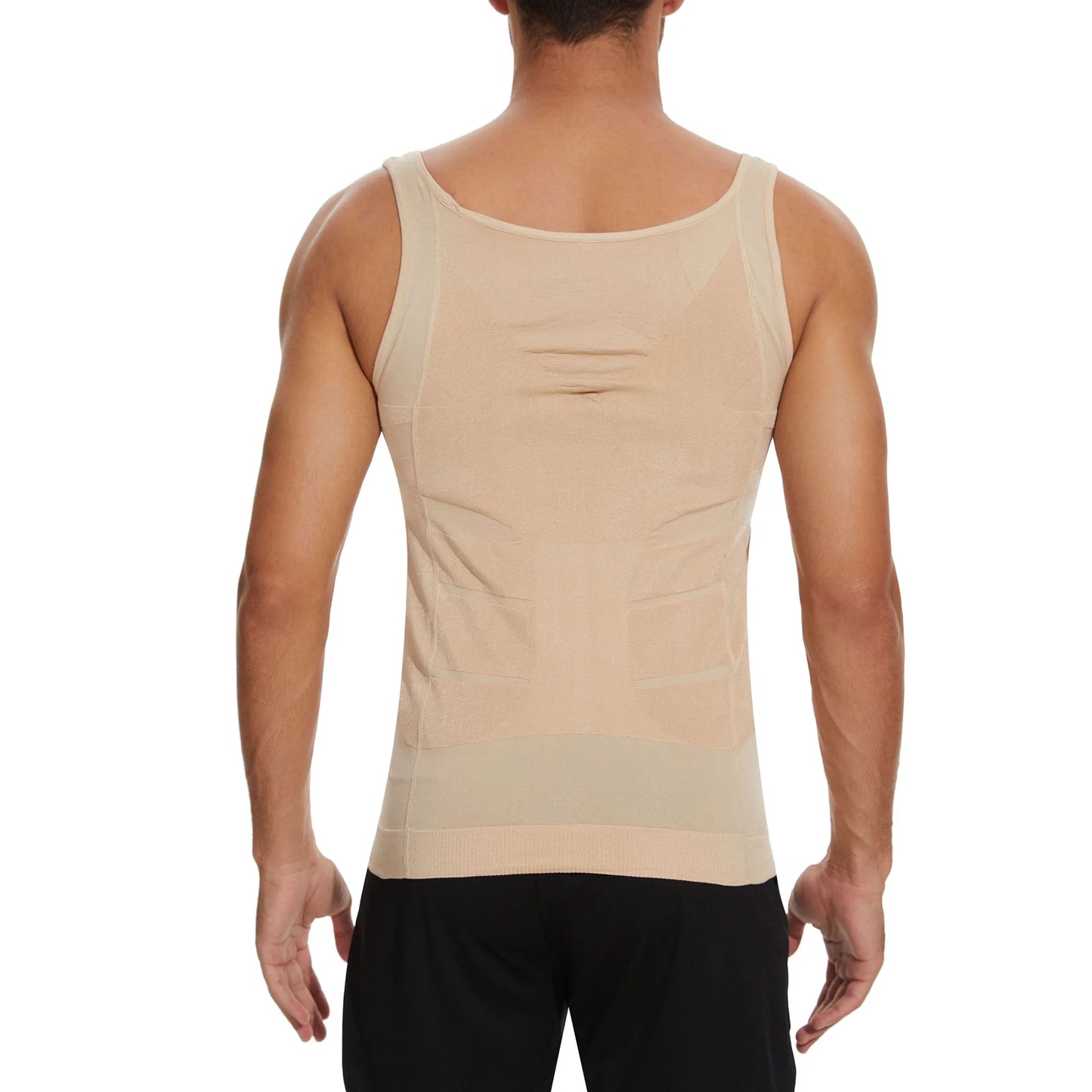 Mens Gynecomastia Compression Shirts Slimming Undershirt Body Shaper Tank Top Vest Abs Waist Trainer