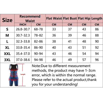 Women Sauna Sweat Bodysuit One Piece Zipper Jumpsuit Shapewear Waist Trainer Compression Slimming Tummy Body Shaper Shorts