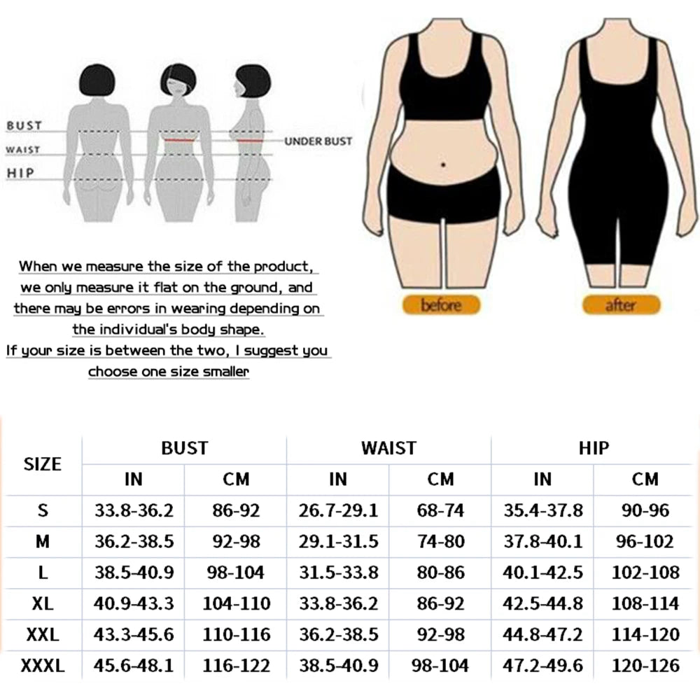 Fajas Colombianas High Compression Flatten Abdomen Body Shaper Tummy Control Butt Lifter Shapewear Waist Trainer Bodysuit