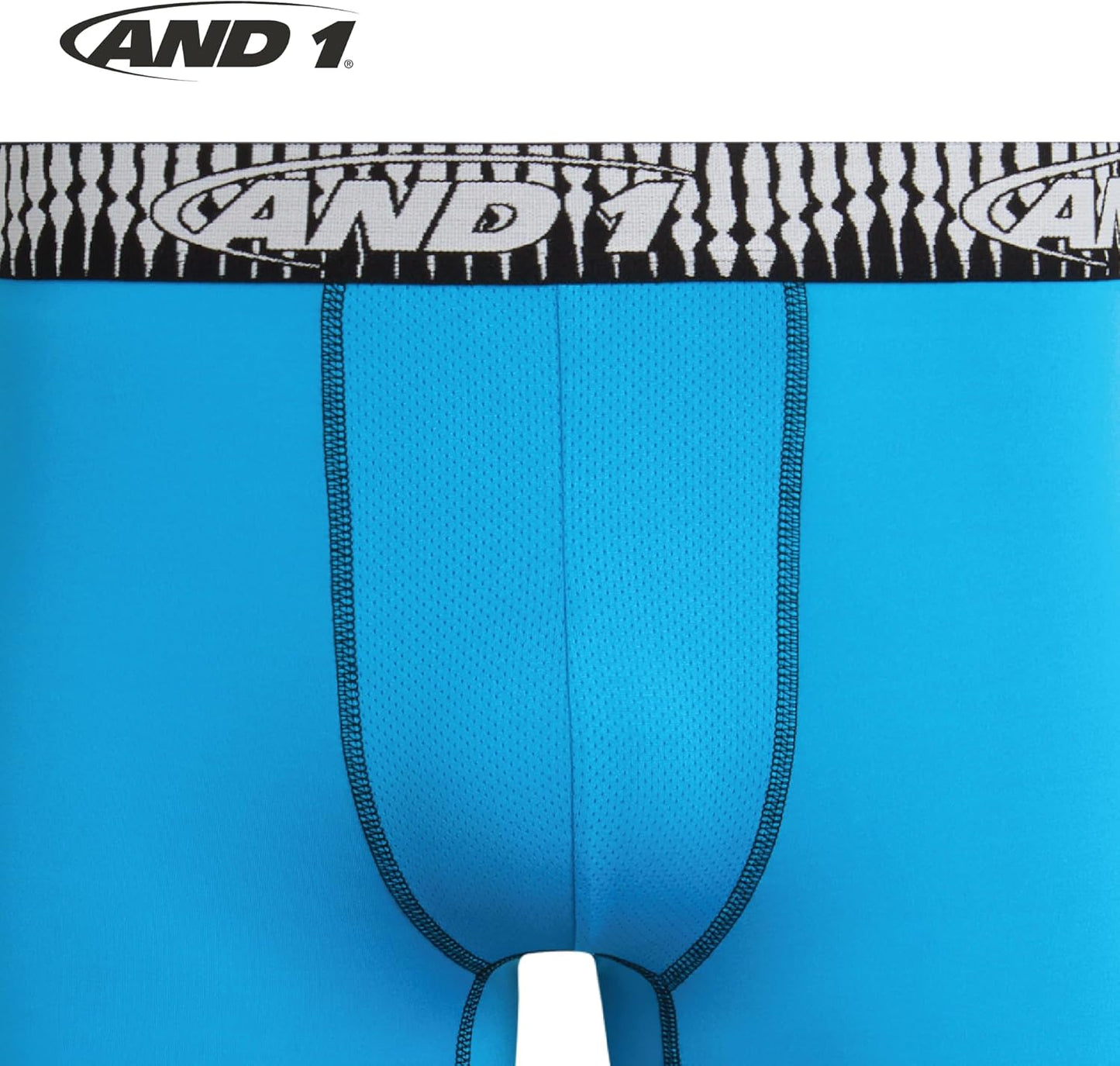 Mens Boxer Briefs - 5 Pack Performance Stretch Mens Underwear Long Leg Boxers for Men with Contour Pouch, 9" Inseam