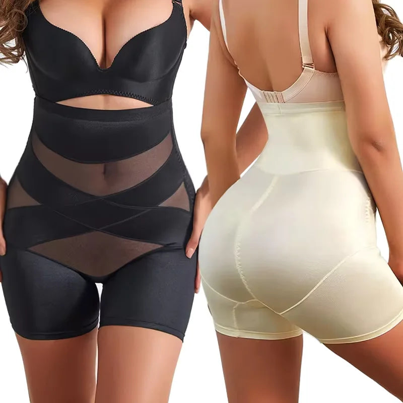 Women High Waist Trainer Body Shaper Panties Tummy Control Body Slimming Shapewear Belly Compression Girdles Underwear Leggings