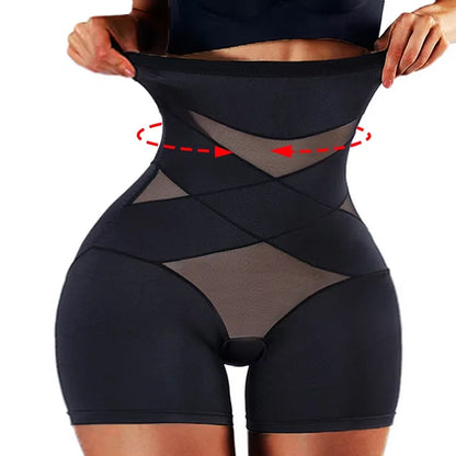 Women High Waist Trainer Body Shaper Panties Tummy Control Body Slimming Shapewear Belly Compression Girdles Underwear Leggings